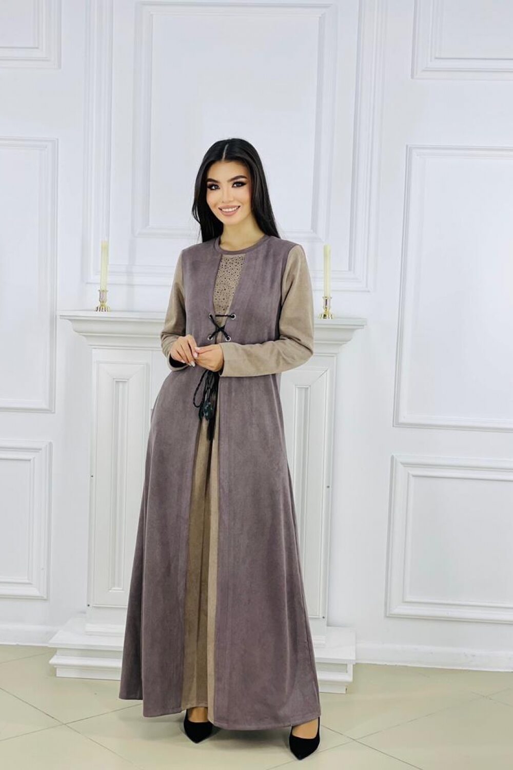 Таджикский длинные платья обманка
