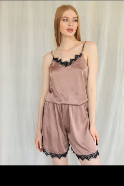 пижама женская с шортами и топом арт.303369