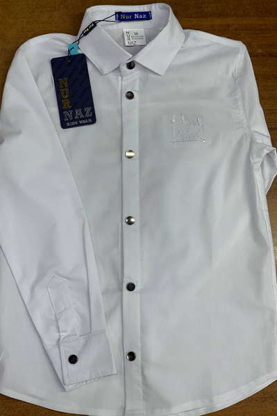 Школьная белая рубашка арт.308161