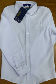 Рубашки, школьная белая рубашка арт.308164