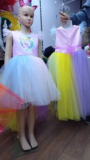 Детские карнавальные костюмы, платье единорог 