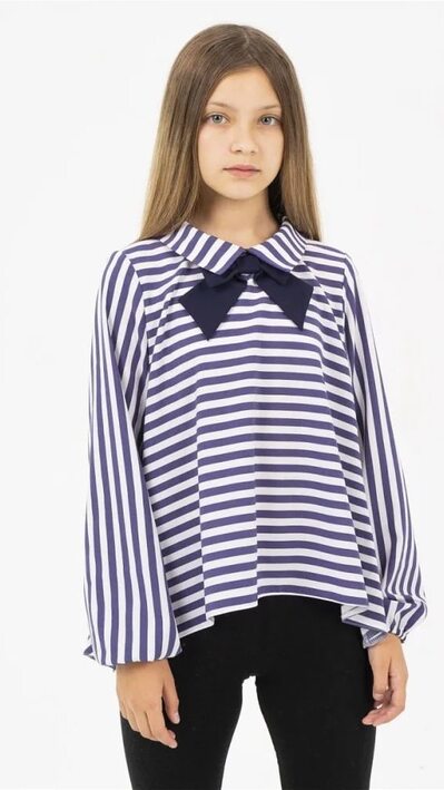 Блузка для девочки, фиолетовая арт.476826