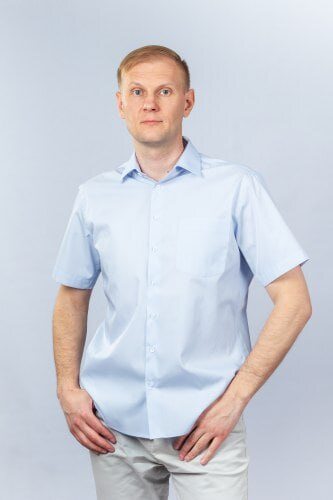 Рубашки и сорочки, сорочка мужская с коротким рукавом арт.478181