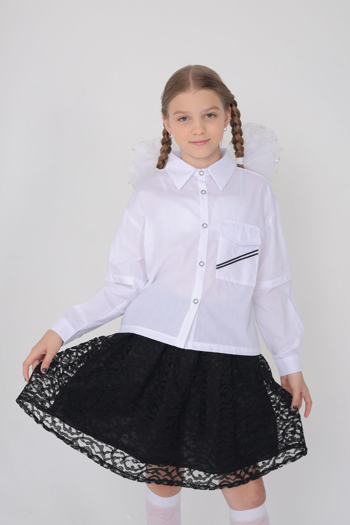 Блузки, школьная блузка арт.478305