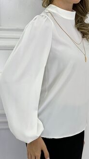 Блузки, женская блузка с цепочкой  арт.481286