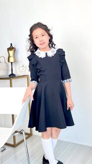 Школьная форма, платье со сьемным воротником арт.481405