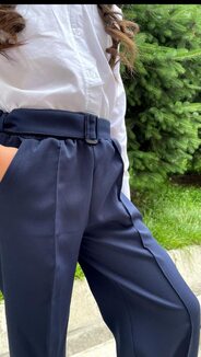 Школьная форма, девочковые брюки арт.481447
