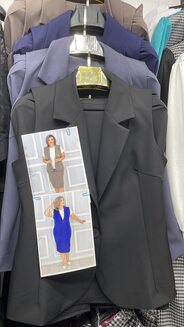 Пиджаки и жакеты, двойка желет с подкладом и юбка арт.483086