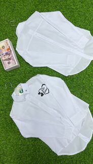 Блузки, школьная блузка для девочек «сердечко» арт.483520