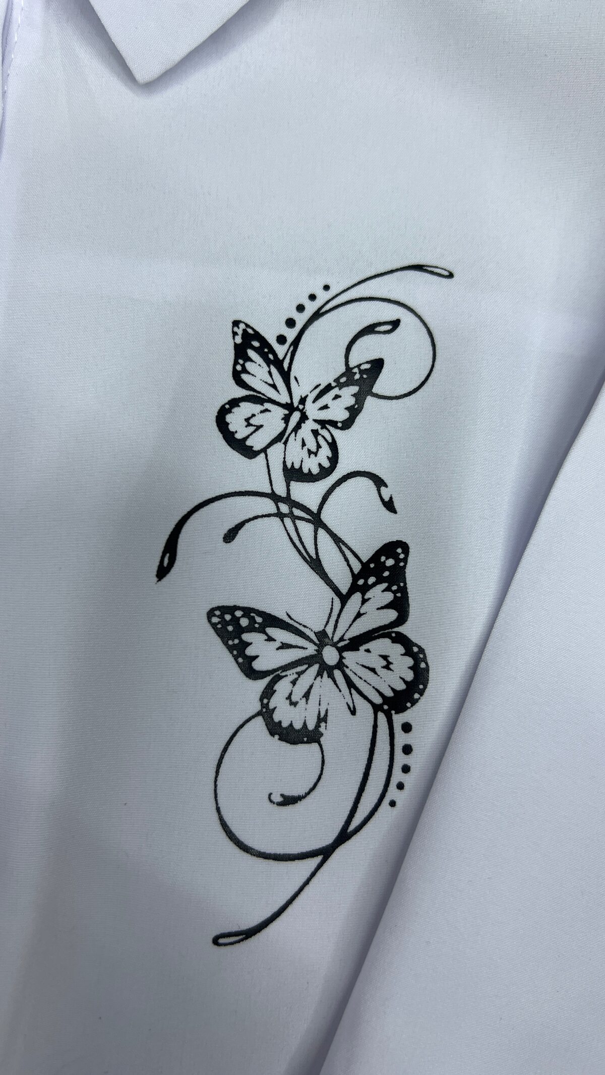 Блузки, школьная блузка «бабочки» арт.483531