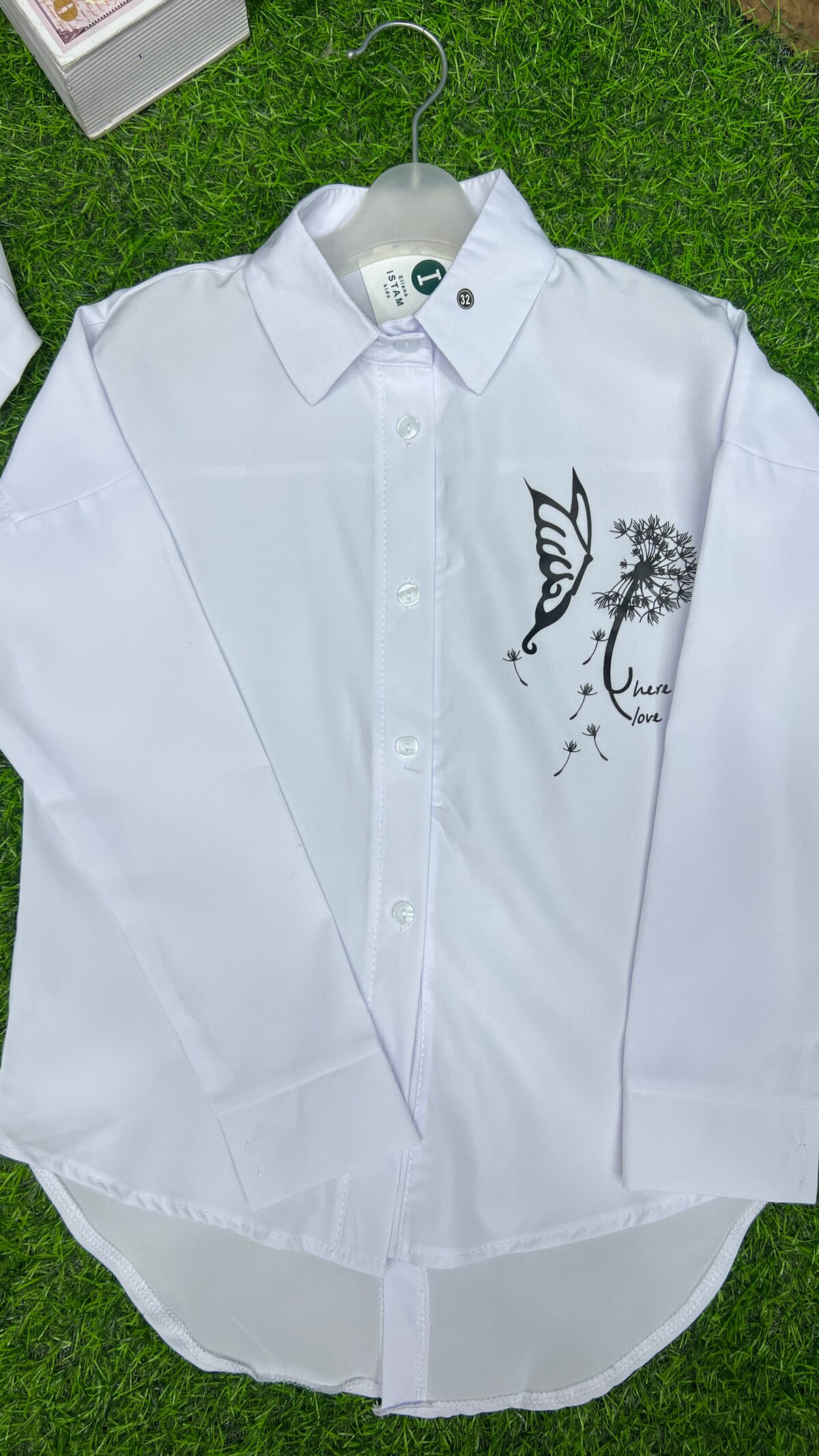 Блузки, школьная блузка «бабочка» арт.483537