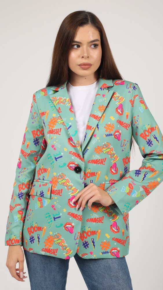 Пиджаки и жакеты, пиджак принт  арт.483625