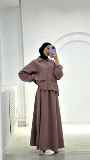 Мусульманская одежда, двойка с юбкой  арт.484228