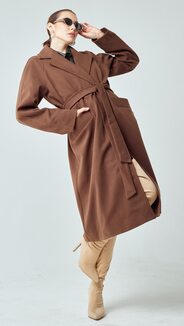 Пальто и полупальто, пальто оверсайз стандарт на полном подкладе арт.484399