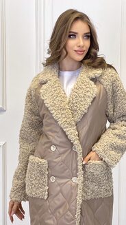 Пальто и полупальто, комбинированные пальто 
 арт.484491