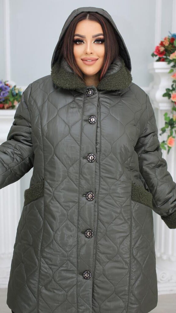 Куртки, ветровки, зимняя куртка со съемным капюшоном  арт.485500