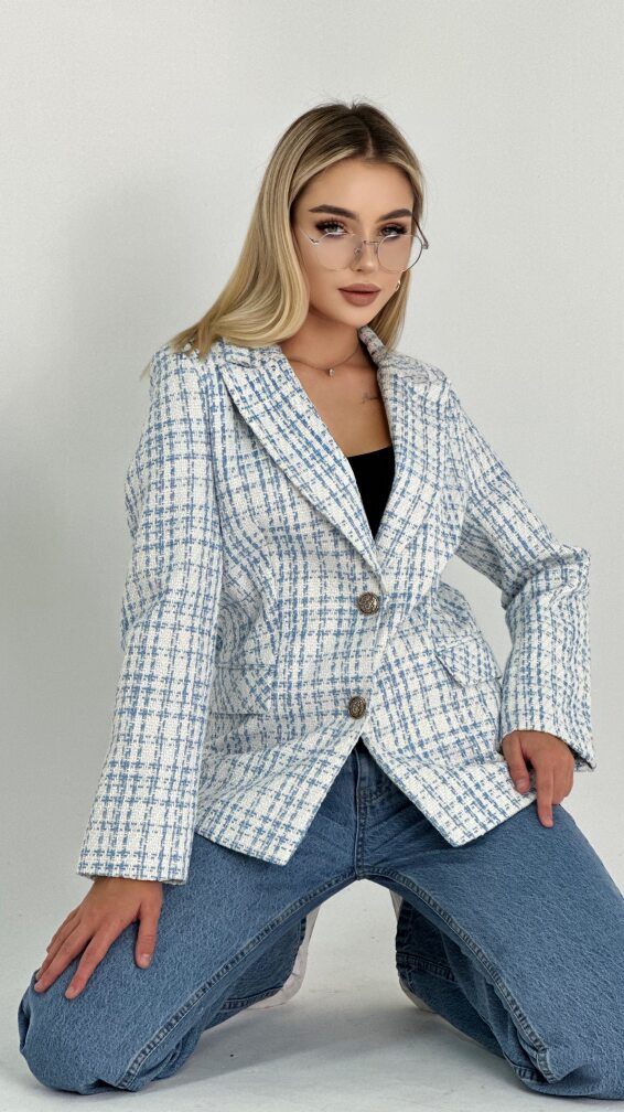 Пиджаки и жакеты, пиджак твидовый  арт.485611