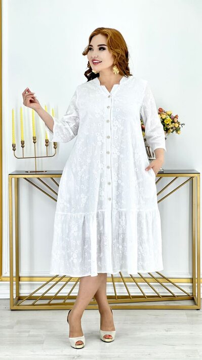 Белое платье арт.488359