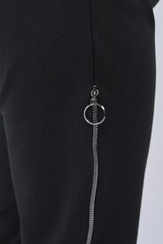 Брюки, женские брюки спрот - шик, по бокам замок арт.488988