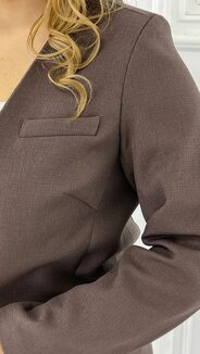 Пиджаки и жакеты, двойка пиджак большие размеры  арт.490529