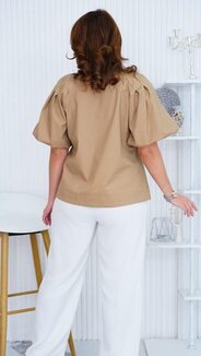 Блузки, блузка со съёмным бантом арт.490894
