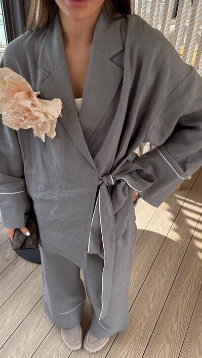 Брючный костюм кимоно арт.491170