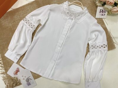 Блузка школьная форма для девочки рубашка арт.491215