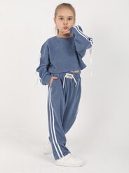 Спортивные костюмы, спорт-шик костюмы для девочек арт.495029