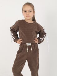 Спортивные костюмы, спорт-шик костюмы для девочек арт.495029