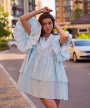 Одежда для беременных, платье нарядное арт.496006