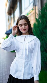 Рубашки, приталенная рубашка  арт.496515