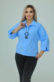 Рубашка арт.435062 - Светло-голубой