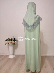 Платье арт.318471 - болотно-зеленый