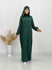 Хиджаб арт.471678 - Темно-зелёный