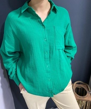 Рубашка арт.462256 - Зеленый