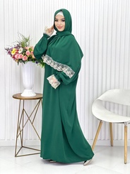 Хиджаб арт.472296 - Зеленый