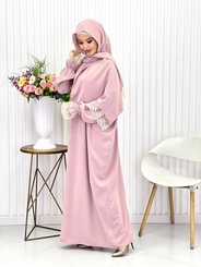Хиджаб арт.472304 - Неоново-розовый