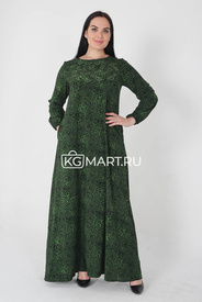 Платье арт.298566 - Бутылочно-зелёный