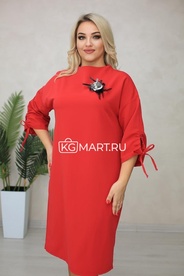 Платье арт.260043 - Красный