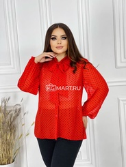 Блузка арт.275720 - Красный