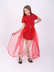 Платье арт.381347 - Красный